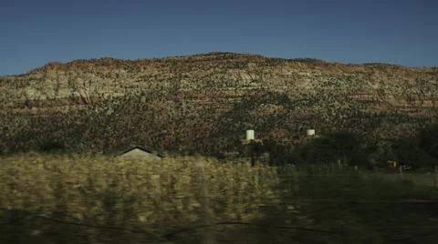 Desert Town Corn Field Stock Footage 62894982