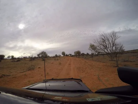 DESERT TRACK Stock Footage 100097225