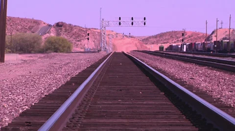 Desert Tracks Stock Footage 27514223