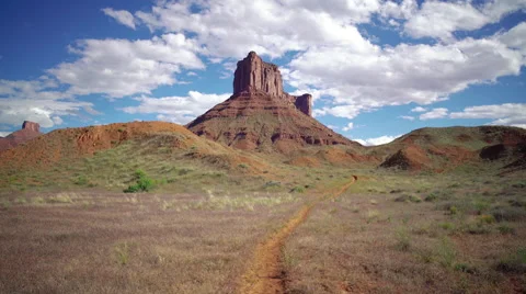 Desert Trail Time Lapse Stock Footage 63108692