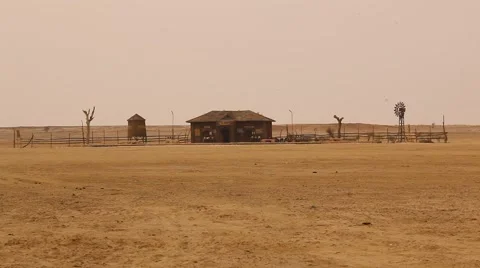 Desert Train station of Rajasthan Stock Footage 46834494