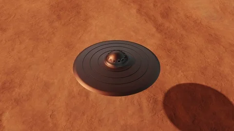 Desert UFO Stock Footage 90450468