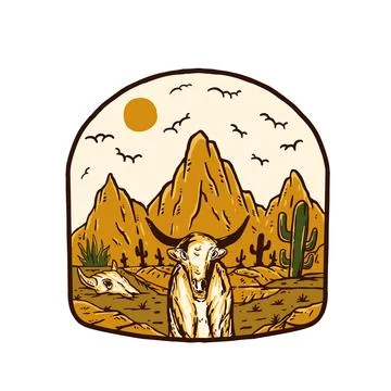 DESERT VIBES Stock Illustration