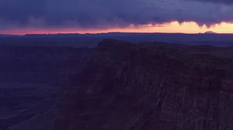 Desert View Dawn Stock Footage 7731597