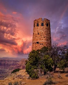 Desert View Watchtower Foto stock