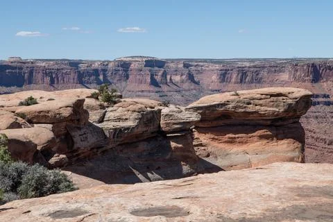 Desert views of Moab Utah Stock Photos