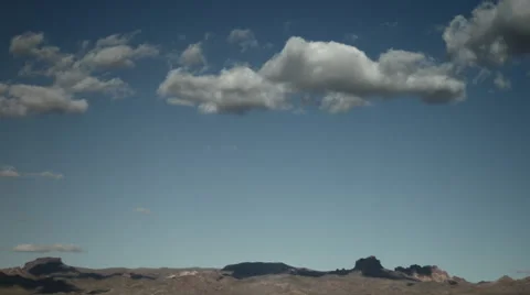 Desert Vista clouds Time Lapse Laughlin Nevada 库存影片 45865708