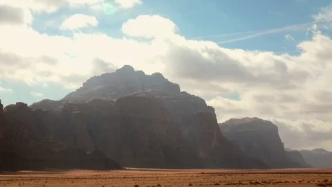 Desert of wadi rum Stock Footage 83612556
