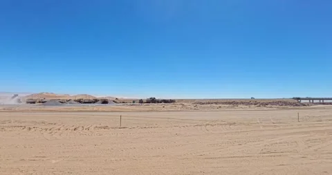 Desert - Walvis Bay - Namibia - April 17 - 2024 - 0001.mp4 Stock Footage 341960745