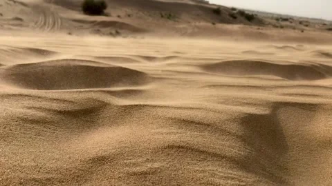 DESERT WIND DUBAI Stock Footage 260192674