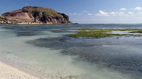 Deserted beach Stock Footage 27449007