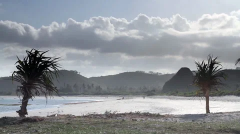 Deserted beach Stock Footage 27489405