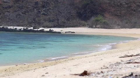 Deserted beach Stock Footage 42989339