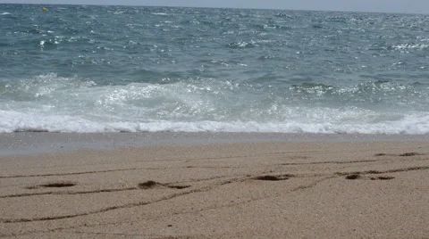 Deserted Beach Vídeo Stock 43225612