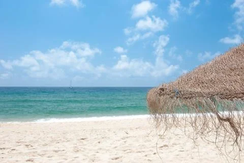 Deserted beach. Stock Photos