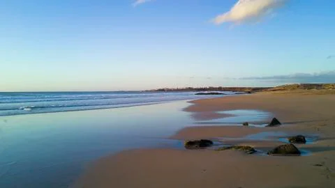 Deserted beach Foto stock
