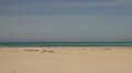 Deserted Beach with Sea in Background HD Footage
