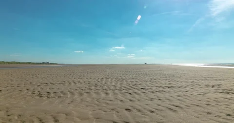 Deserted Beach Timelapse Stock Footage 57509093