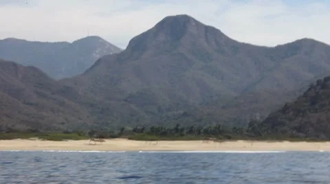 Deserted beach2 1 Stock Footage 7754026