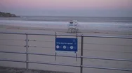 Deserted Bondi Beach -  Beach Closed Off Because Of Covid19 Lockdown - Stock Footage