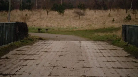 Deserted bridge middle of nowhere Video stock 305651698