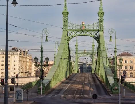 Deserted bridge Stock Photos