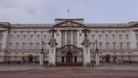 Deserted Buckingham Palace 스톡 동영상 126798144