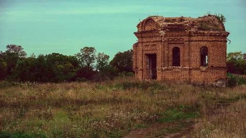 Deserted Chapel 写真素材