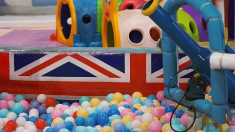 Deserted children's playground Stock Footage 156943744