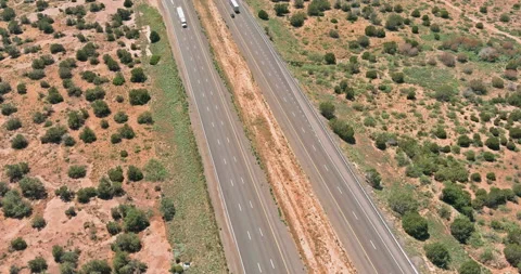 Deserted empty in the scenic road, New Mexico Stock Footage 157258053
