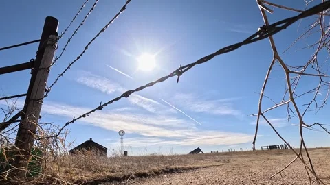 Deserted Farm House Stock Footage 266210550