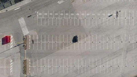 Deserted parking Stock Photos