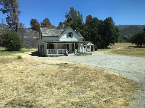 Deserted Ranch House Stock Photos