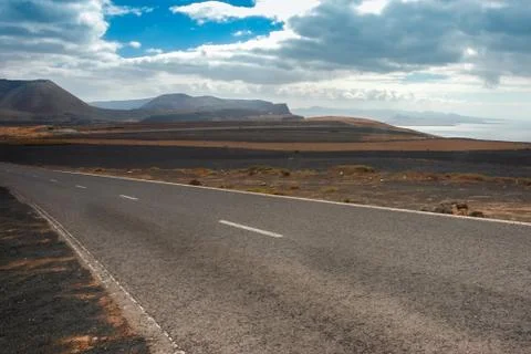 Deserted road Stock Photos
