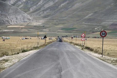 Deserted road Stock Photos
