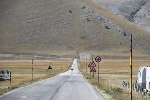 Deserted road Stock Photos
