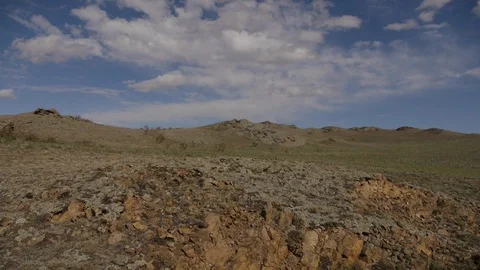 Deserted rocky valley 스톡 동영상 103439299