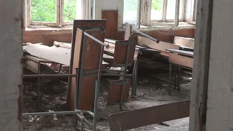 Deserted school bulgaria 스톡 동영상 276086901