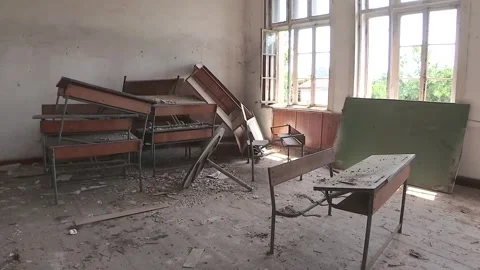 Deserted school bulgaria 스톡 동영상 276086956