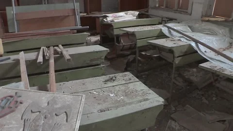 Deserted school bulgaria 스톡 동영상 276086970
