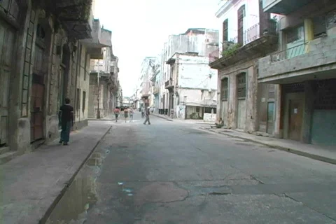 Deserted street Stock Footage 397511