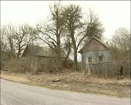 Deserted village Stock Footage 8983114