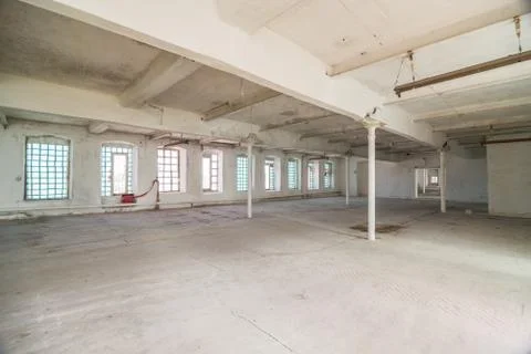 Deserted warehouse Stock Photos