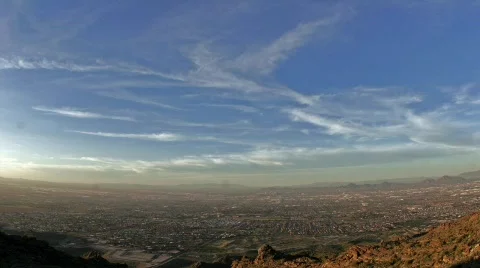 DesertFishEyeMotionSunset 스톡 동영상 809501