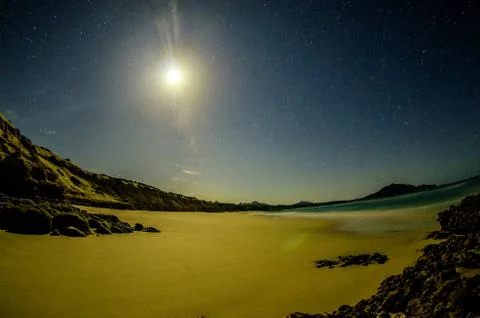 Desertic Beaches. Stock Photos