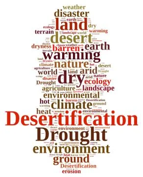 Desertification. Stock Illustration