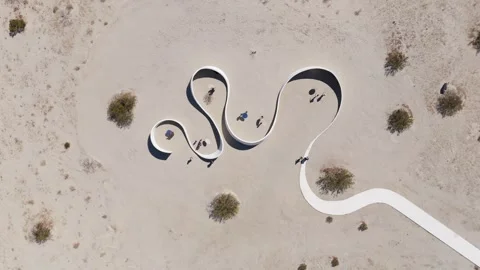 DesertX Art Installation Stock Footage 304623701