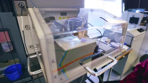 DESI - Desorption Electrospray Ionization mass spectrometer Stock Footage 231801696