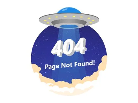 Design 404 error. concept illustration for page 404. Page is lost and not found Stock Illustration