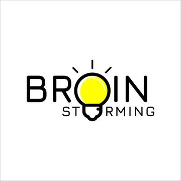 Design about brainstorming concept Stock Illustration